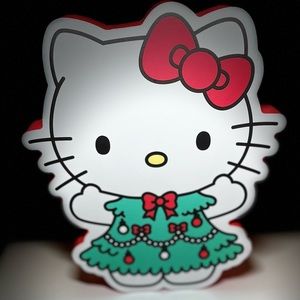 Hello Kitty Christmas Wooden Plaque